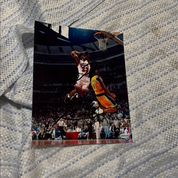 Michael Jordan Kobe Bryant signed photo
